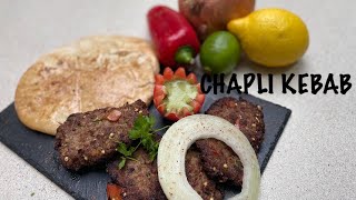 CHAPLI KEBAB RECIPE