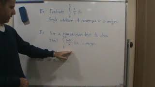Calc2   Improper Integrals   A Comparison Theorem   Example 3