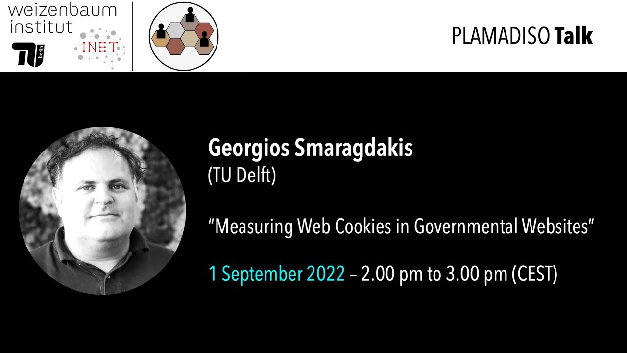 “Measuring #Web #Cookies in Governmental #Websites”, Georgios Smaragdakis