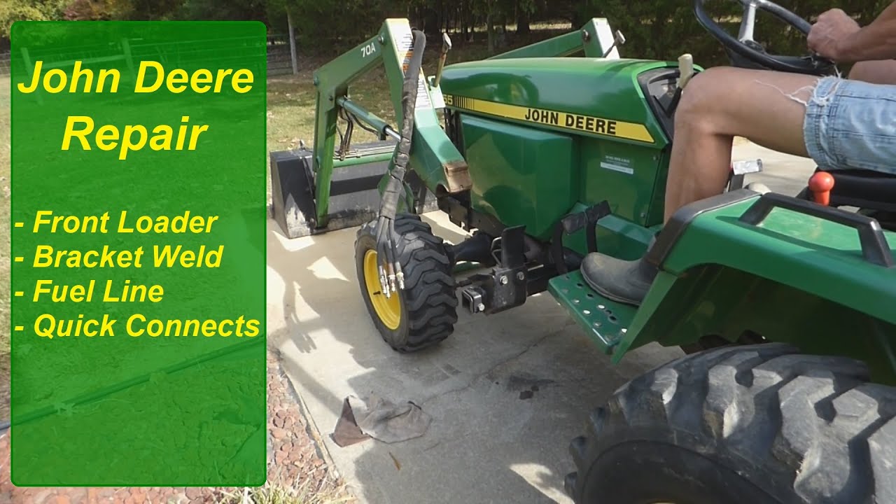 John Deere Repair Fuel Filter / Throttle Bracket 655, 755, 855, 955