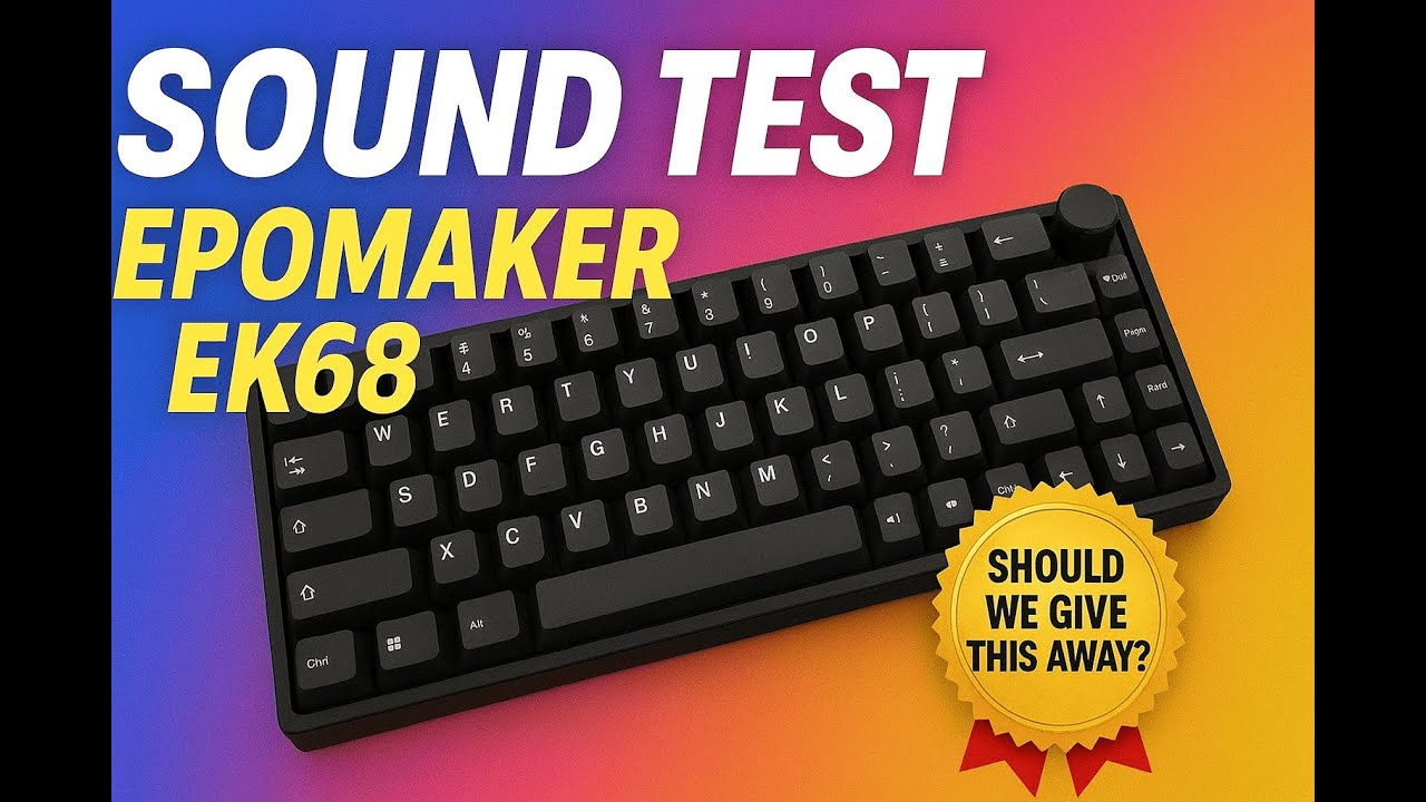 EPOMAKER EK68 Sound Test | Flamingo Switches