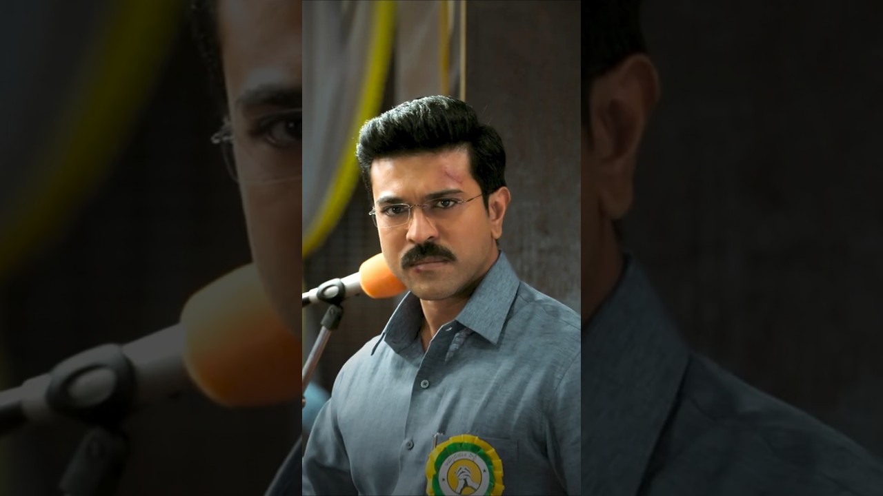 Ram Charan's ICONIC MONOLOGUE SCENE 🔥 | Kiara Advani | Game Changer  #primevideoindia #movie #viral