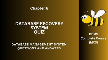 Database Recovery System Quiz Questions Answers PDF | Class 12–9 Recovery System Notes | Ch 6 Quiz