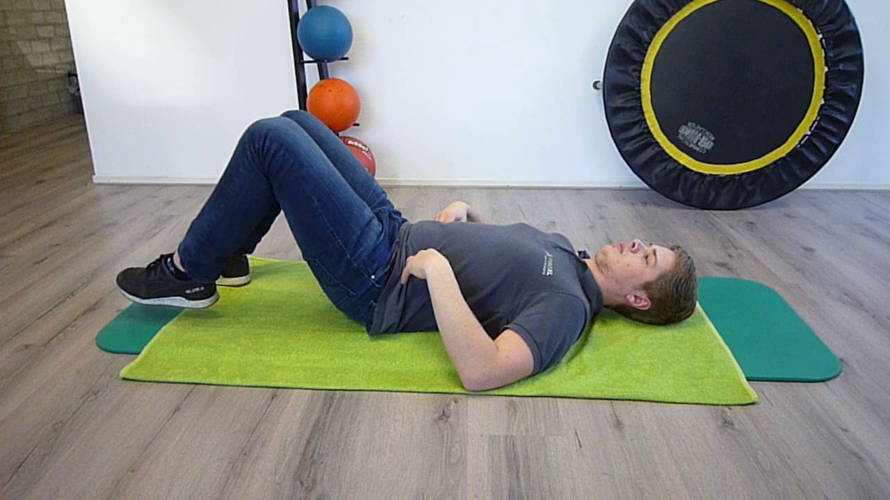 Oefening rug Stabiliteit lage rug YouTube