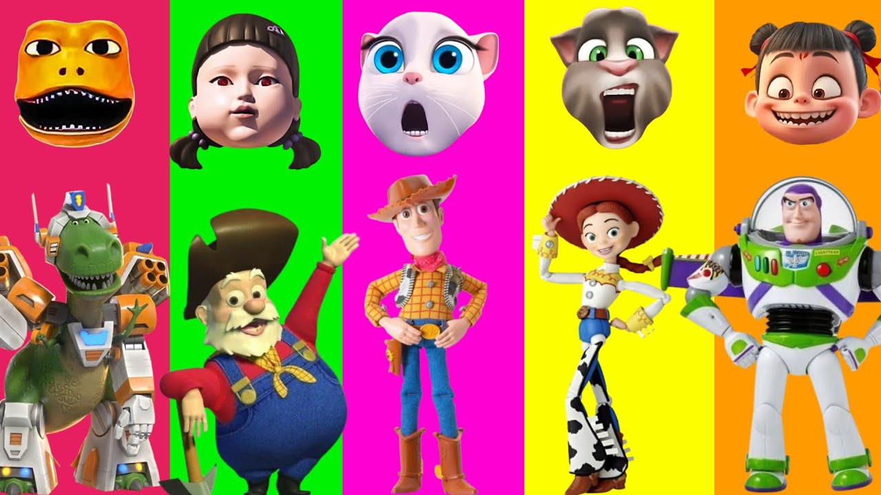 Looking for Disney Pixar Toy Story 3 Woody, Buzz Lightyear, jessie, Mr. Potato Head, Slinky Dog, Rex