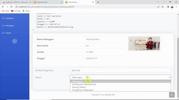 41 - Tutorial Membuat Toko Online Dengan PHP dan Mysqli - Membuat Resi Pengiriman