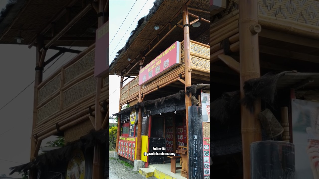 Warung Bambu Tingkat Minimalis | WA 0857.5510.3367 