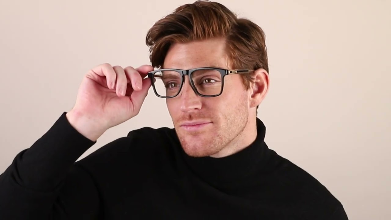 Gucci GG0561ON 001 Square Shiny Black Eyeglasses 