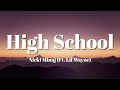 Nicki Minaj High School Ft Lil Wayne Lyrics Nicki Minaj High School Ft Lil Wayne Lyrics