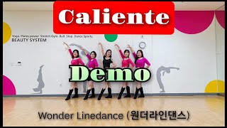 Caliente (Improver) / Line Dance (Demo) / #WonderLinedance / # 동호회 블루밍라인