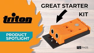 Triton T2 Double Mini Pocket-Hole Jig - Easy Joinery