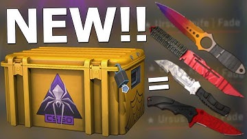 i opened 50 new CSGO cases and i got this..