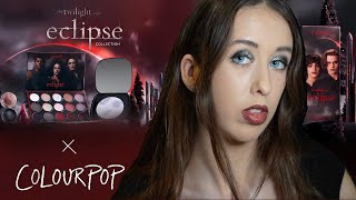 COLOURPOP x Twilight: Eclipse Makeup Collection Unboxing + Review