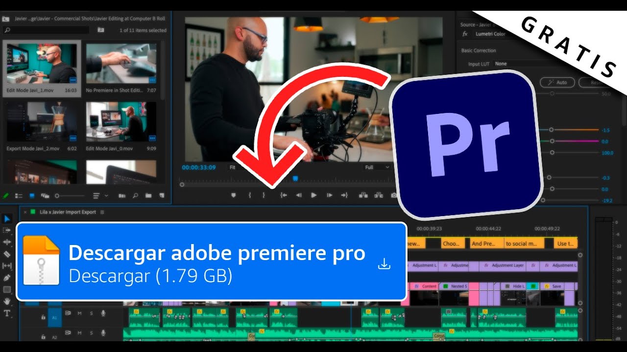 DESCARGAR ADOBE PREMIERE PRO GRATIS YouTube Descargar adobe premiere pro gratis youtube