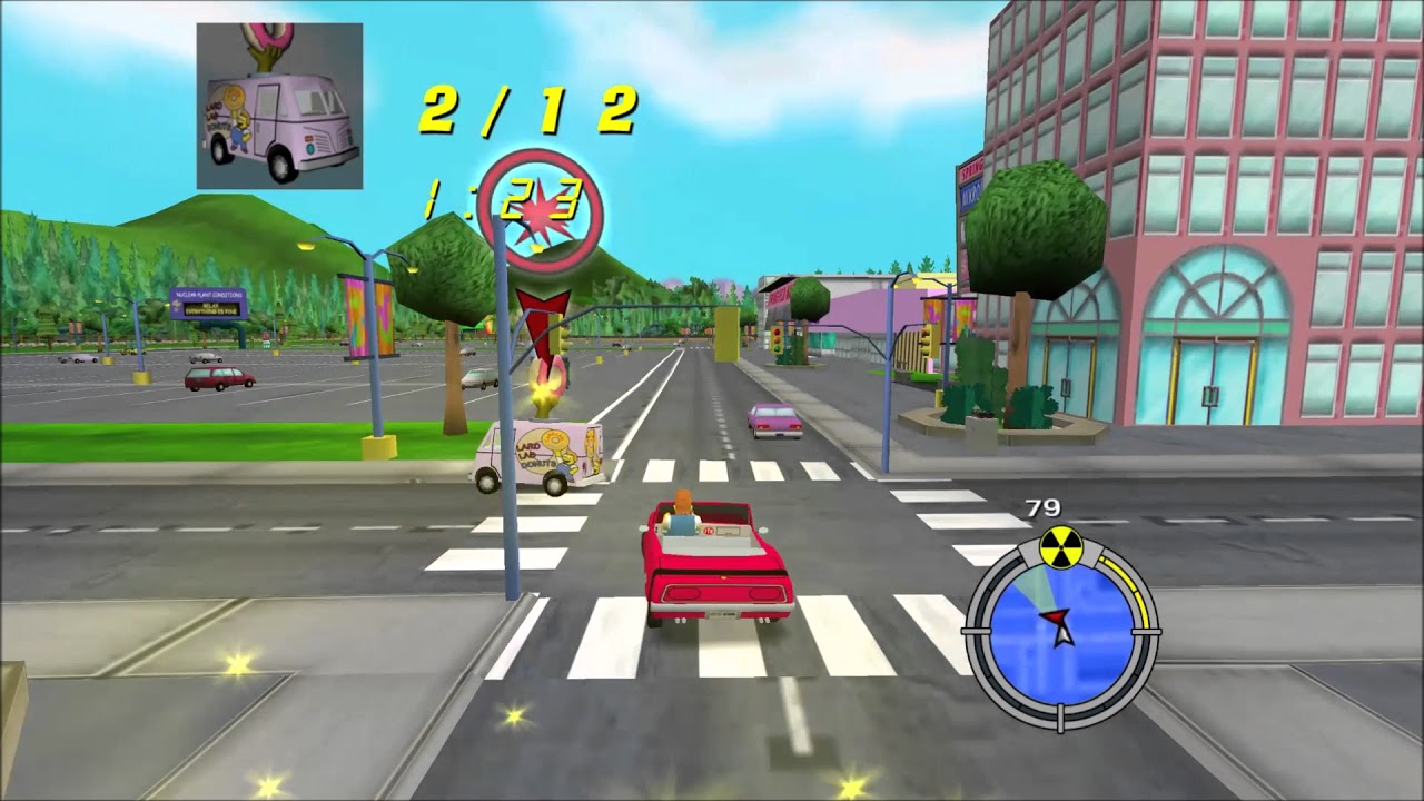 The Simpsons Hit & Run Mod Walkthrough | Road Rage Returns | Donut Touch