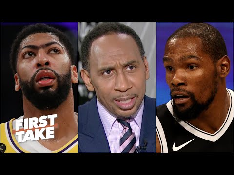 I'm getting suspicious! - Stephen A. has questions about Kevin Durant and Anthony Davis | First Take