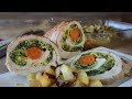 ROTOLO DI TACCHINO  rotolo di Tacchino arrotolato  Rollè arrosto ripieno