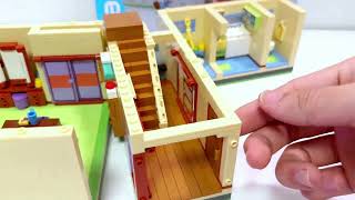 哆啦A梦野比大雄的家积木模型搭建。#玩具 #积木 #乐高