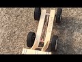 Rubber band car 🚗 || easy to make ||