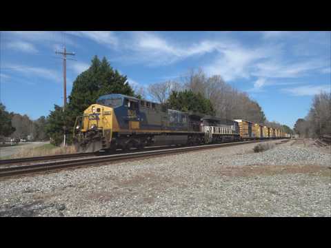 Railfanning Ashland, VA for the remainder of March 2026 (feat. CSX 1853, YN2 AC4400CW, and more)