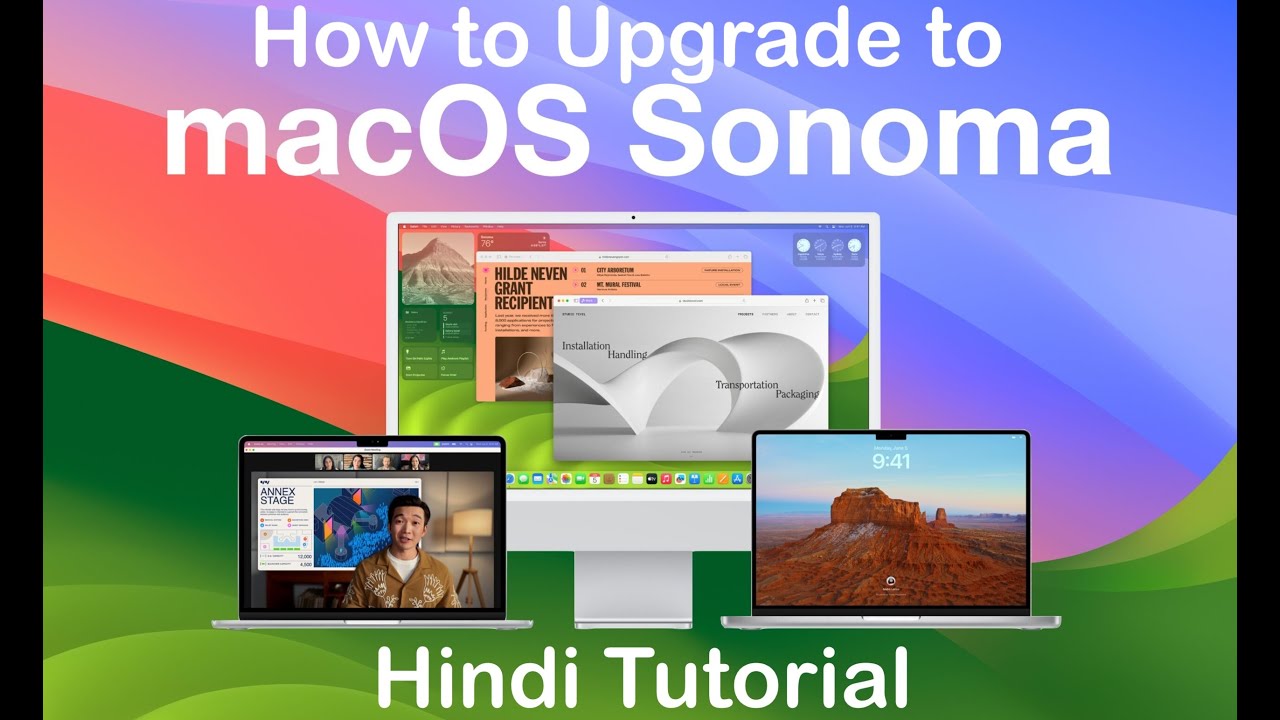 How to upgrade to macOS Sonoma | macOS Sonoma Finally is here | Full ...