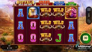 Booming Games - Buffalo Hold and Win - Gameplay Demo screenshot 1