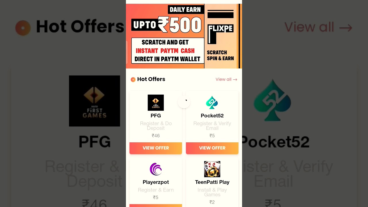 Money earning app | minimum 1 rupee redeem app 100% working app
