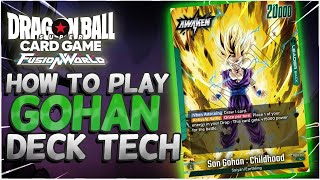 How to Play Gohan in Dragonball Super Fusion World TCG