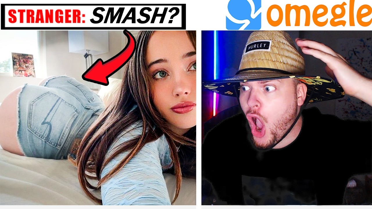 SHE DIDNT KNOW I WAS FILMING... 🤫 (OMEGLE REACTIONS)