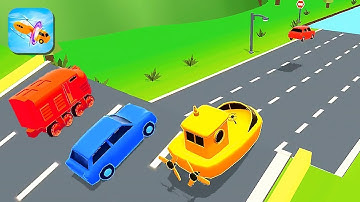 ✅Shape shifting All Levels 🚗🚦🚲 Walkthrough Android,ios Gameplay Max Big Update PC Full Screen HGF67V