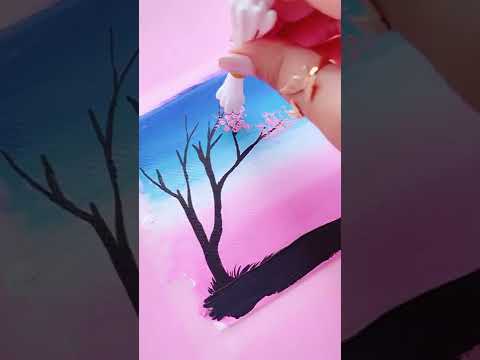 Easy Acrylic Painting  CreativeArt Satisfying Shorts