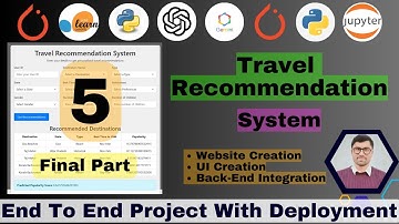 Build a Travel & Tourism Recommendation System Using Machine Learning Python | Final Part