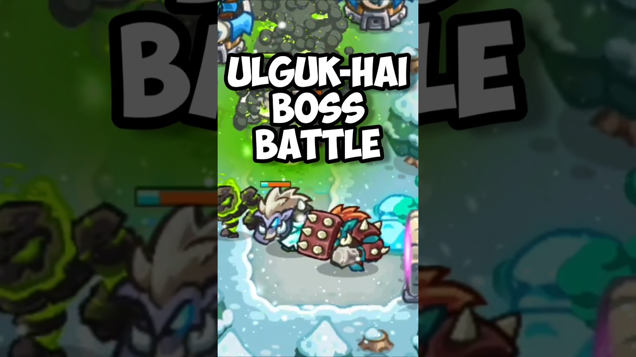 Kingdom Rush Battles Ulguk-Hai Boss Fight