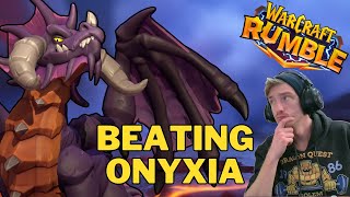 Drakkisath vs Onyxia! A Warcraft Rumble Onyxia Guide, Featuring Goragrath!