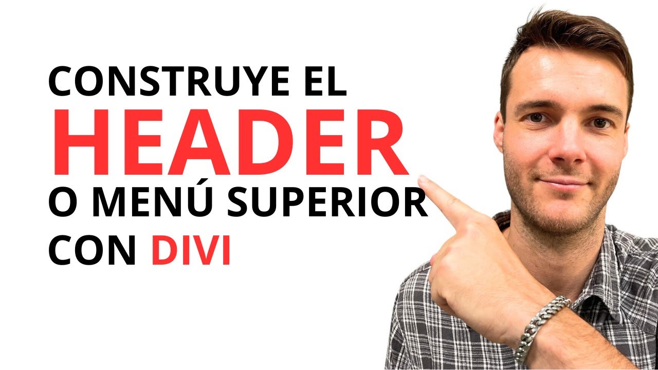 Cómo hacer un Header con Theme Builder Divi