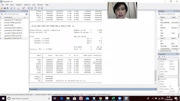 Tutorial Olah Data Stata - Model Fix Effect (FE)