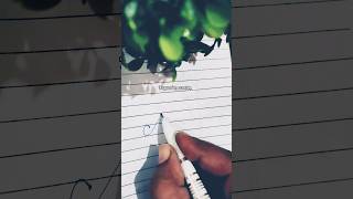 'August' in cursive writing 📝 #cursive #handwriting #calligraphy