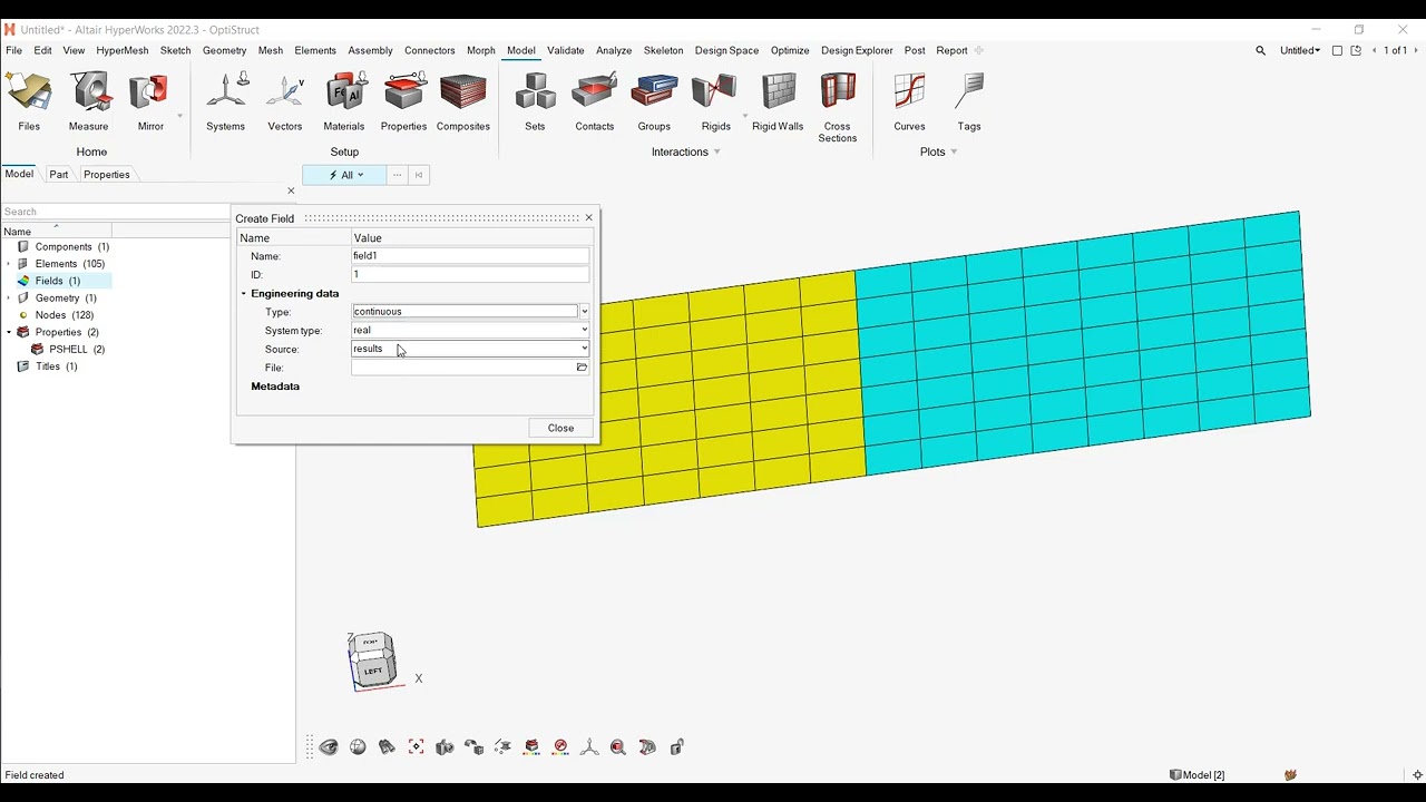 Switch from elemental to nodal thickness