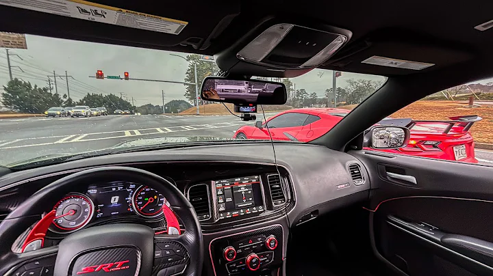 C8 CORVETTE VS SCAT PACK POV DRIVE! (lost traction and almost crashed) **not clickbait**