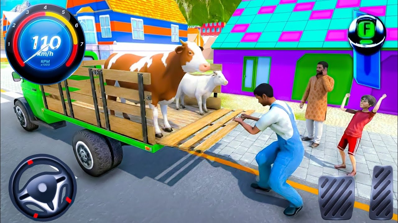 Indian Animal Cargo Truck Driving 3D | Animal Transport Truck Simulator Gameplay