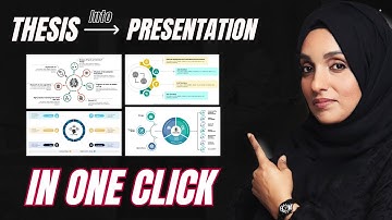 This AI Tool Will Convert a Thesis Into a Professional Presentation in One Click