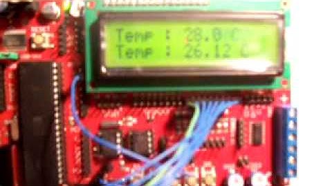 DS18b20 digital thermometer AVR in C