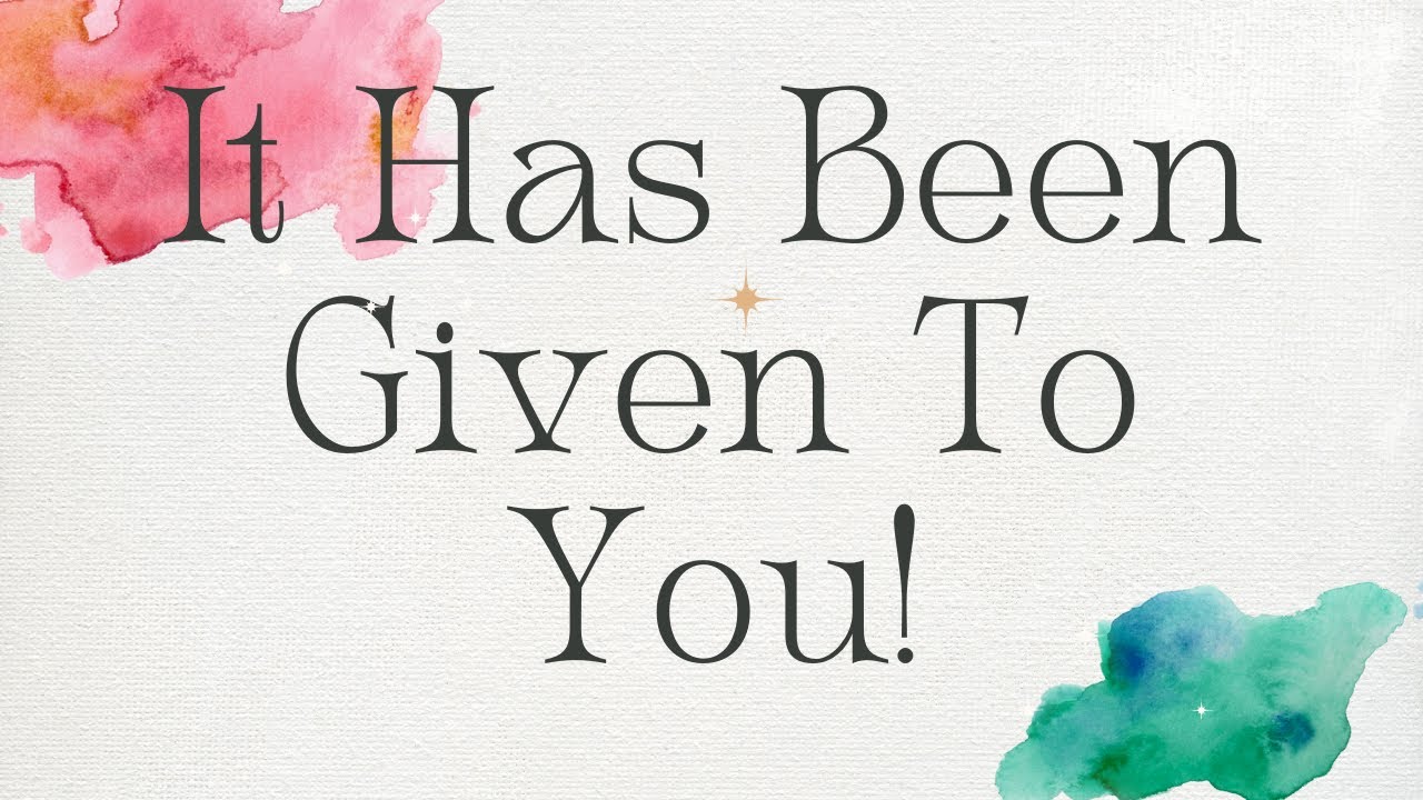 LISTEN!!!! It Has Been Given To You!🙌🏾 #GetExcited