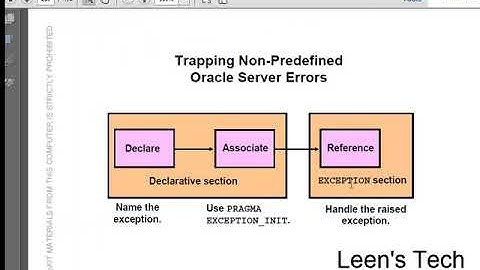 Beginner to Expert PL/SQL 11g Tutorial in Bangla: Fundamentals Lesson#8 Part#2 | Trapping Exceptions