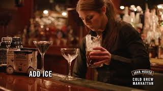 Celebrity Java House Cold Brew Cocktail Recipe: Cold Brew Manhattan Wealth