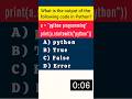 Python Basics Quiz - 60 | Python string .startswith() method explained | #pythonforbeginners #cbse11