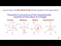 Understanding Points of Concurrency in Triangles