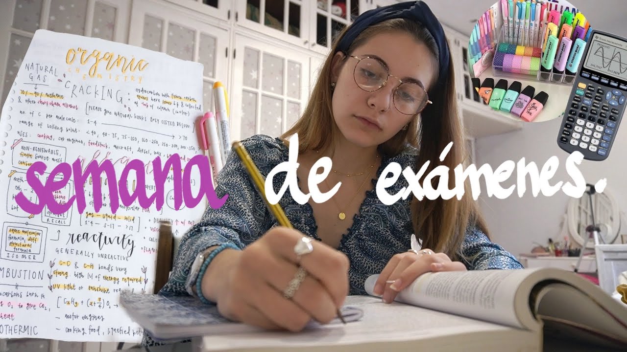 estudiando para mis primeros exámenes en la uni {3 días conmigo} | @bertaloonglife