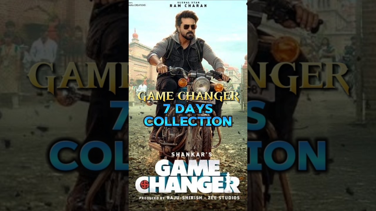 Game Changer 7 days collection || Box office collection 