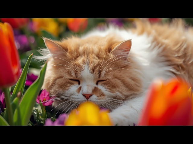 Peaceful Cat Sleep Music 🐈 Calm Your Cat & Reduce Stress Quickly